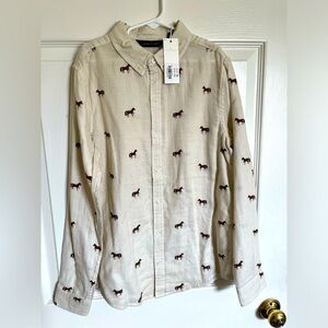 Boys Horse Print Janie and Jack Shirt